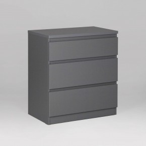 2.03.02.060.4 КАСТОР комод 3 ящика RU серый в Новом Уренгое - novyy-urengoy.ok-mebel.com | фото