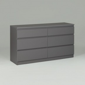 2.03.02.080.4 КАСТОР комод 6 ящиков RU серый в Новом Уренгое - novyy-urengoy.ok-mebel.com | фото