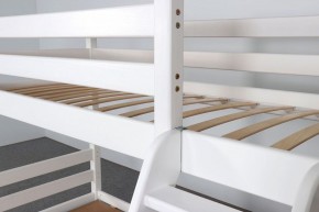 АДЕЛЬ Кровать двухъярусная с наклонной лестницей (белый) в Новом Уренгое - novyy-urengoy.ok-mebel.com | фото 6
