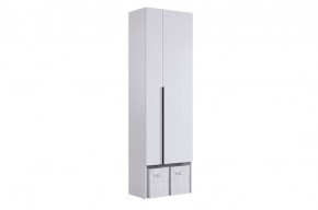 БАСКО Шкаф двухдверный L600 (белое дерево) в Новом Уренгое - novyy-urengoy.ok-mebel.com | фото
