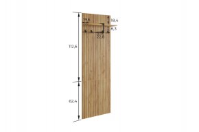 БОДРУМ Прихожая (модульная) дуб крафт золотой в Новом Уренгое - novyy-urengoy.ok-mebel.com | фото 2