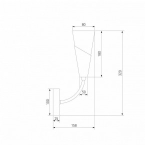 Бра Eurosvet Rhyton 60167/1 латунь в Новом Уренгое - novyy-urengoy.ok-mebel.com | фото 5