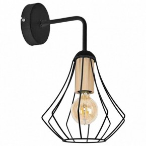Бра Imex MD.9051 MD.9051-1-W-BK+WOOD в Новом Уренгое - novyy-urengoy.ok-mebel.com | фото