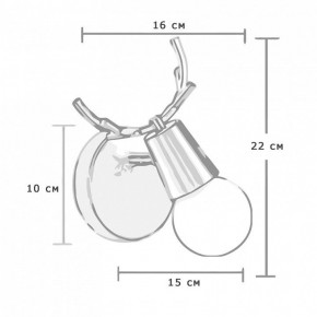 Бра Imperiumloft DEER DEER01 в Новом Уренгое - novyy-urengoy.ok-mebel.com | фото 3