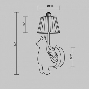 Бра Maytoni Senor Alpaca MOD377WL-L6W3K в Новом Уренгое - novyy-urengoy.ok-mebel.com | фото 9