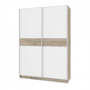 БРАУН Б685 Шкаф-купе (дуб серый/белый) в Новом Уренгое - novyy-urengoy.ok-mebel.com | фото