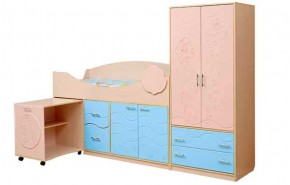 Набор мебели для детской Юниор -12.2 (700*1860) МДФ матовый в Новом Уренгое - novyy-urengoy.ok-mebel.com | фото