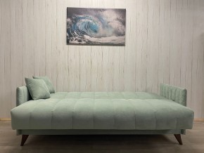 Диван Престиж-3 (НПБ) велюр Sensey mist green в Новом Уренгое - novyy-urengoy.ok-mebel.com | фото 3