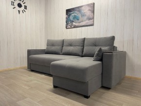 Диван угловой Комфорт-3 (НПБ+МДФ) велюр Galaxy Lite 26 в Новом Уренгое - novyy-urengoy.ok-mebel.com | фото 2