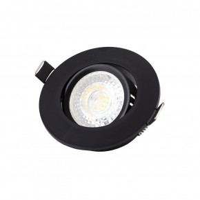 DK3020-BK Встраиваемый светильник, IP 20, 10 Вт, GU5.3, LED, черный, пластик в Новом Уренгое - novyy-urengoy.ok-mebel.com | фото