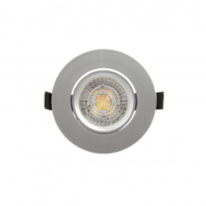 DK3020-CM Встраиваемый светильник, IP 20, 10 Вт, GU5.3, LED, серый, пластик в Новом Уренгое - novyy-urengoy.ok-mebel.com | фото