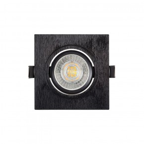DK3021-BK Встраиваемый светильник, IP 20, 10 Вт, GU5.3, LED, черный, пластик в Новом Уренгое - novyy-urengoy.ok-mebel.com | фото 1