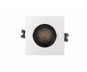 DK3021-WB Встраиваемый светильник, IP 20, 10 Вт, GU5.3, LED, белый/черный, пластик в Новом Уренгое - novyy-urengoy.ok-mebel.com | фото