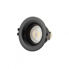 DK3024-BK Встраиваемый светильник, IP 20, 10 Вт, GU5.3, LED, черный, пластик в Новом Уренгое - novyy-urengoy.ok-mebel.com | фото