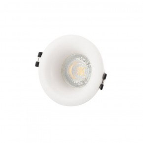 DK3024-WH Встраиваемый светильник, IP 20, 10 Вт, GU5.3, LED, белый, пластик в Новом Уренгое - novyy-urengoy.ok-mebel.com | фото 1