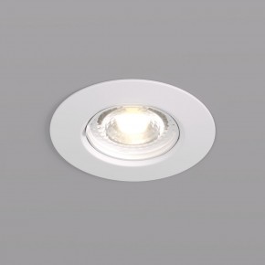 DK3028-WH Встраиваемый светильник, IP 20, 10 Вт, GU5.3, LED, белый, пластик в Новом Уренгое - novyy-urengoy.ok-mebel.com | фото