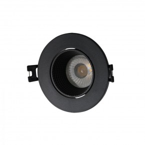 DK3061-BK Встраиваемый светильник, IP 20, 10 Вт, GU5.3, LED, черный/черный, пластик в Новом Уренгое - novyy-urengoy.ok-mebel.com | фото