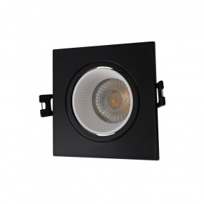 DK3071-BK+WH Встраиваемый светильник, IP 20, 10 Вт, GU5.3, LED, черный/белый, пластик в Новом Уренгое - novyy-urengoy.ok-mebel.com | фото