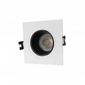 DK3071-WH+BK Встраиваемый светильник, IP 20, 10 Вт, GU5.3, LED, белый/черный, пластик в Новом Уренгое - novyy-urengoy.ok-mebel.com | фото