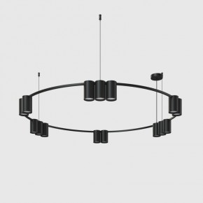 DK4067-BK Подвесной светильник ORBIT, IP20, 15xGU10 LED до 15 Вт, черный матовый, алюминий в Новом Уренгое - novyy-urengoy.ok-mebel.com | фото 2