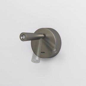 DK5072-DN Бра SHINE WALL со светодиодом, D104*H68, IP20, 3000К, 3W, RA?90, темный никель, алюминий в Новом Уренгое - novyy-urengoy.ok-mebel.com | фото 3