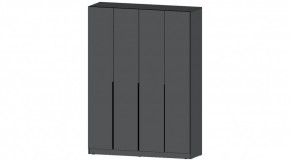 ЭЛЕГАНТ Шкаф 4х створчатый (графит) в Новом Уренгое - novyy-urengoy.ok-mebel.com | фото