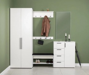 ЭЙР прихожая (модульная) Белый Шагрень в Новом Уренгое - novyy-urengoy.ok-mebel.com | фото