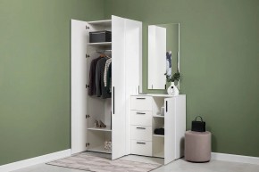 ЭЙР прихожая (модульная) Белый Шагрень в Новом Уренгое - novyy-urengoy.ok-mebel.com | фото 24
