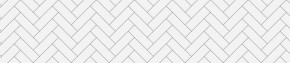 Фартук Метро керамик (белая) CPL пластик МДФ 6 мм в Новом Уренгое - novyy-urengoy.ok-mebel.com | фото