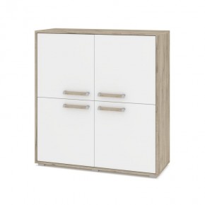 ФЛОРИДА Ф43 Комод (дуб серый/белый) в Новом Уренгое - novyy-urengoy.ok-mebel.com | фото