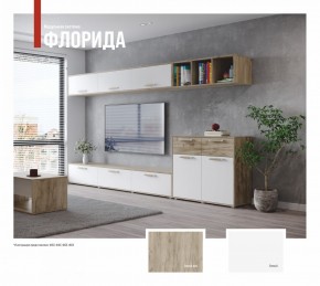 ФЛОРИДА Гостиная (модульная) дуб серый/белый в Новом Уренгое - novyy-urengoy.ok-mebel.com | фото