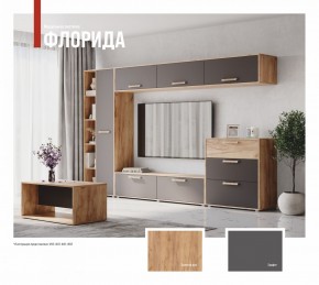 ФЛОРИДА Гостиная (модульная) дуб золотой/графит в Новом Уренгое - novyy-urengoy.ok-mebel.com | фото