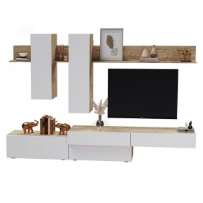 ФРИДА Гостиная (Вотан/Белый глянец) в Новом Уренгое - novyy-urengoy.ok-mebel.com | фото 2