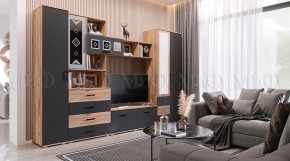 Гостиная Белла (Сандал, Графит/Дуб крафт) в Новом Уренгое - novyy-urengoy.ok-mebel.com | фото 5