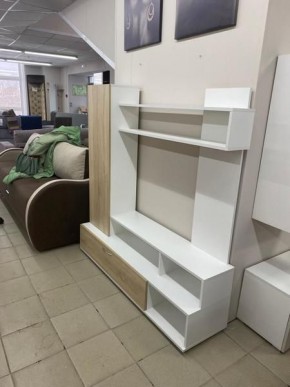 Гостиная Стиль 1 белый/дуб сонома в Новом Уренгое - novyy-urengoy.ok-mebel.com | фото 3