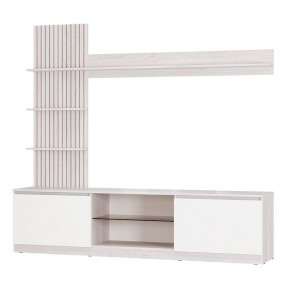 Гостиная Убер ГС-05 (ясень белый/белый) в Новом Уренгое - novyy-urengoy.ok-mebel.com | фото 2