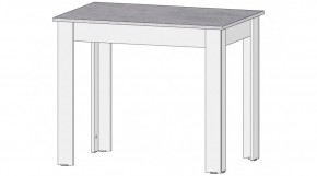КАЙ Стол (цемент светлый/белый) в Новом Уренгое - novyy-urengoy.ok-mebel.com | фото