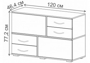 Комод Дамар в Новом Уренгое - novyy-urengoy.ok-mebel.com | фото 4