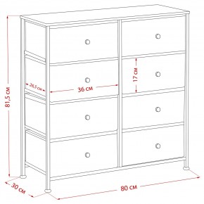 Комод Leset Линкс 8 ящиков (МДФ) в Новом Уренгое - novyy-urengoy.ok-mebel.com | фото 12