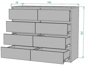 Комод Мальта K133 в Новом Уренгое - novyy-urengoy.ok-mebel.com | фото 2