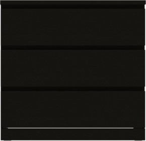 Комод Варма 3 с тремя выдвижными ящиками, цвет ясень черный в Новом Уренгое - novyy-urengoy.ok-mebel.com | фото 2