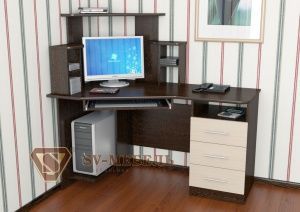 Компьютерный стол №3 в Новом Уренгое - novyy-urengoy.ok-mebel.com | фото 1