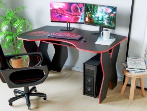 Компьютерный стол КЛ №9.0 (Черный/Красный) в Новом Уренгое - novyy-urengoy.ok-mebel.com | фото 3