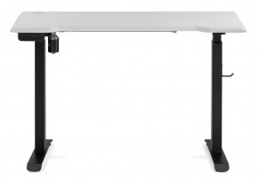 Компьютерный стол Маркос с механизмом подъема 120х75х75 белая шагрень / черный в Новом Уренгое - novyy-urengoy.ok-mebel.com | фото 3