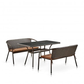 Комплект мебели из иск. ротанга T286A/S139A-W53 Brown в Новом Уренгое - novyy-urengoy.ok-mebel.com | фото 2
