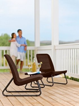 Комплект мебель Рио Патио (Rio Patio set) виски-коричневый в Новом Уренгое - novyy-urengoy.ok-mebel.com | фото 3