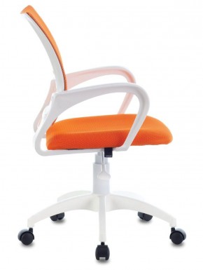 Кресло BRABIX "Fly MG-396W", пластик белый, сетка, оранжевое, 532401, MG-396W_532401 в Новом Уренгое - novyy-urengoy.ok-mebel.com | фото 3