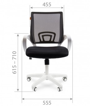 Кресло для оператора CHAIRMAN 696 white (ткань TW-19/сетка TW-69) в Новом Уренгое - novyy-urengoy.ok-mebel.com | фото 5