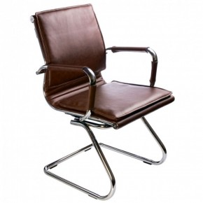 Кресло для посетителя Бюрократ CH-993-Low-V/Brown коричневый в Новом Уренгое - novyy-urengoy.ok-mebel.com | фото