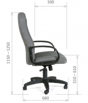 Кресло для руководителя  CHAIRMAN 685 СТ (ткань стандарт 10-356 черная) в Новом Уренгое - novyy-urengoy.ok-mebel.com | фото 6